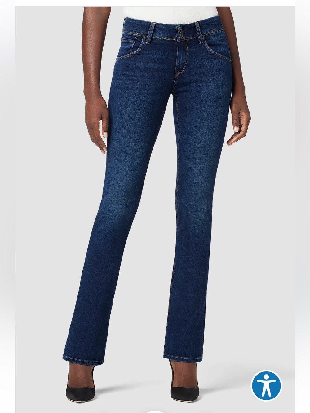Beth Mid-Rise Baby Bootcut Jean